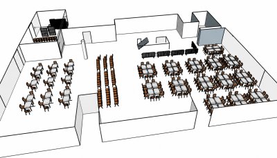 Le plan de la salle